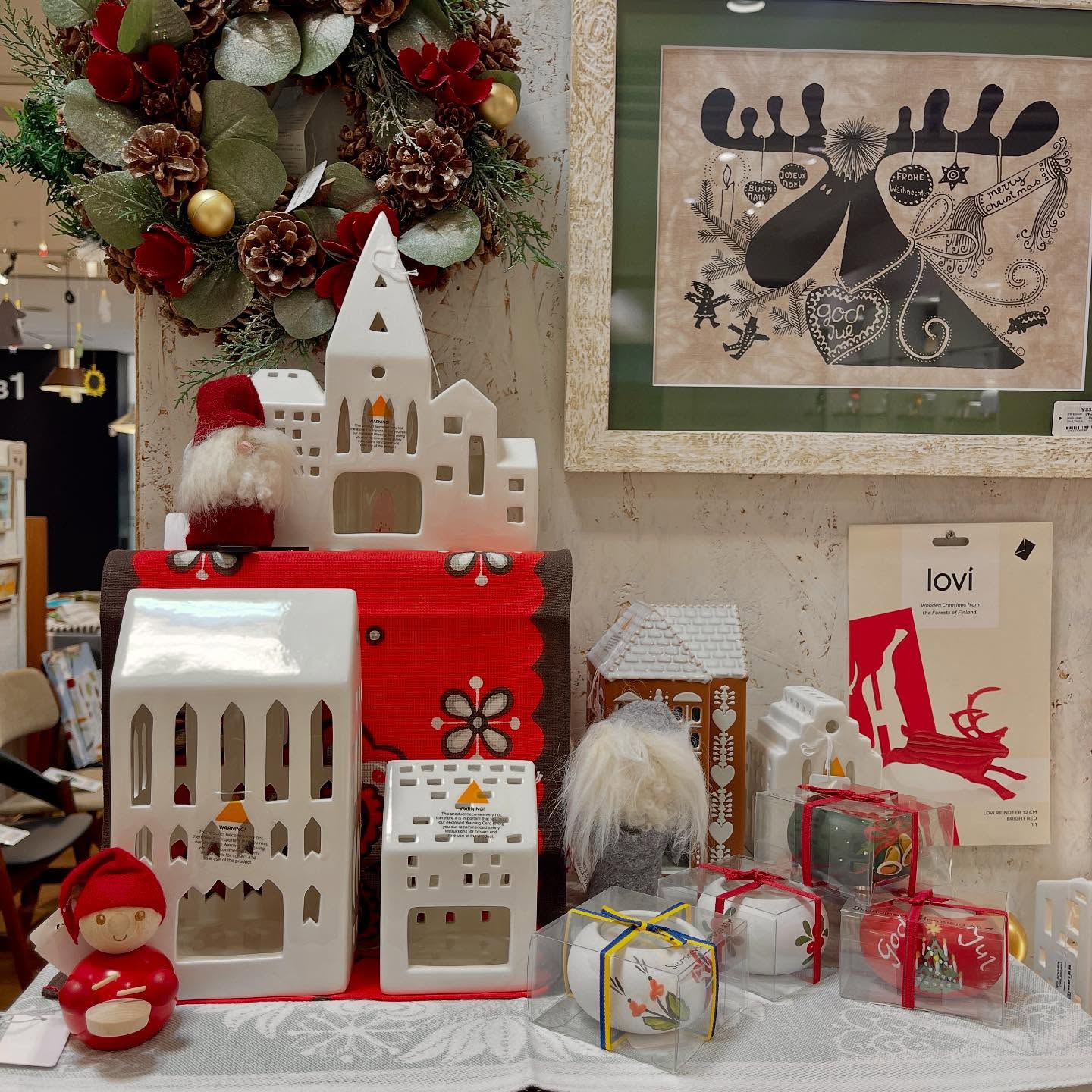 寒い季節にアペテラでクリスマス準備を始めませんか？北欧キャン｜ヴィンテージ北欧家具、インテリア アペテラ 仙台パルコB1F