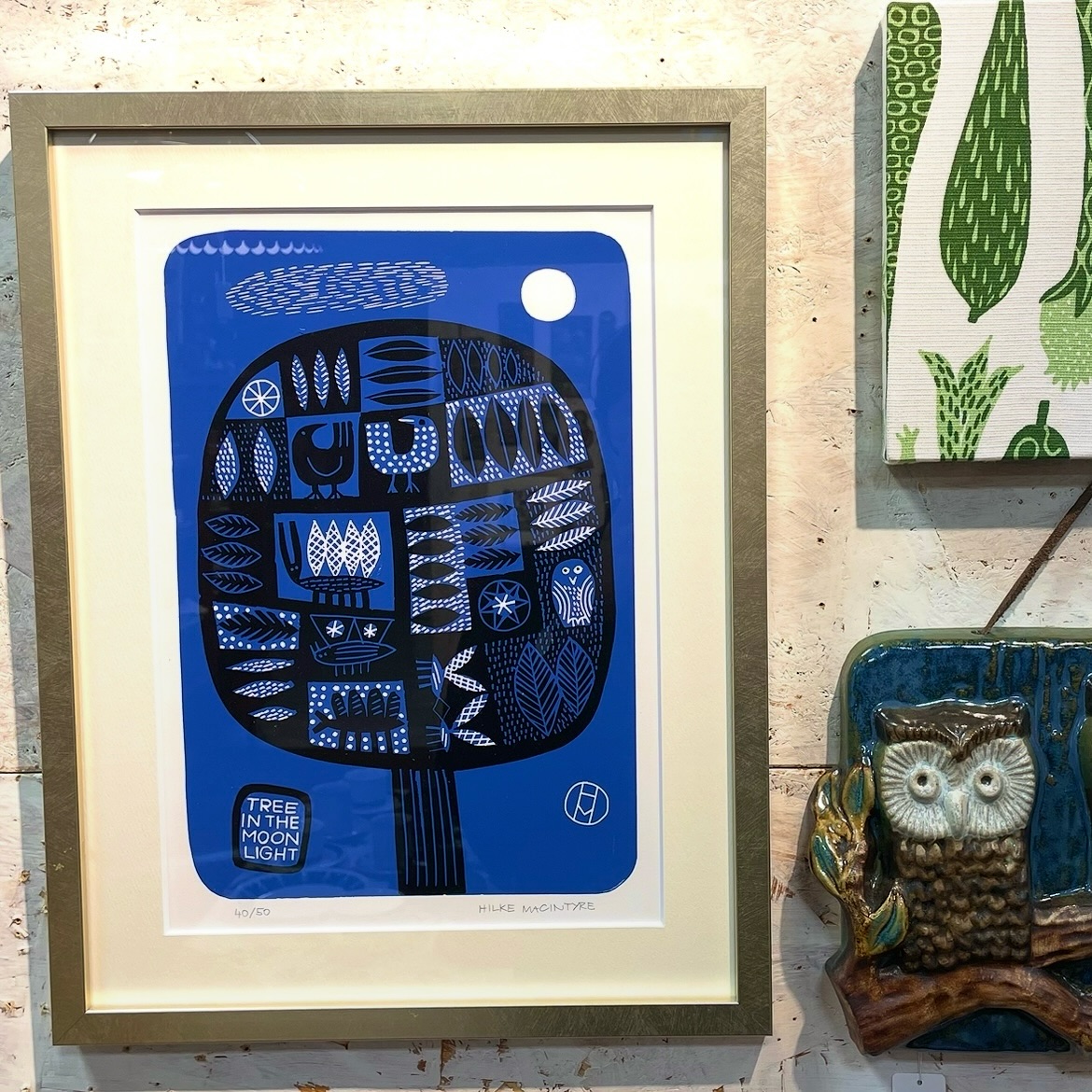ヒルケ・マッキンタイアのリノカットアートが待望の入荷!日常の|ヴィンテージ北欧家具、インテリア アペテラ 仙台パルコB1F