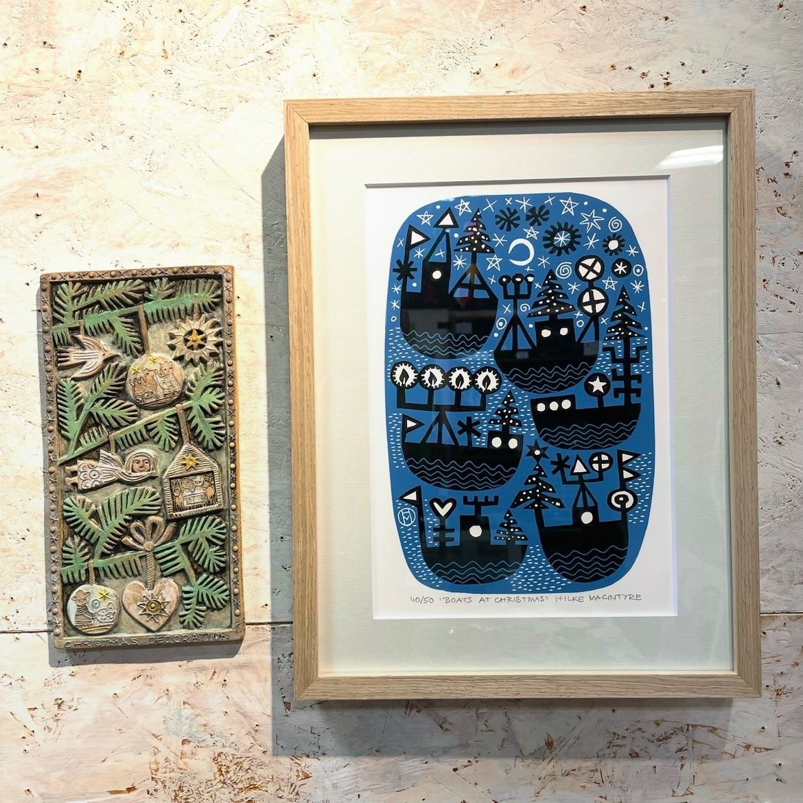 ヒルケ・マッキンタイアのリノカットアートが待望の入荷!日常の|ヴィンテージ北欧家具、インテリア アペテラ 仙台パルコB1F