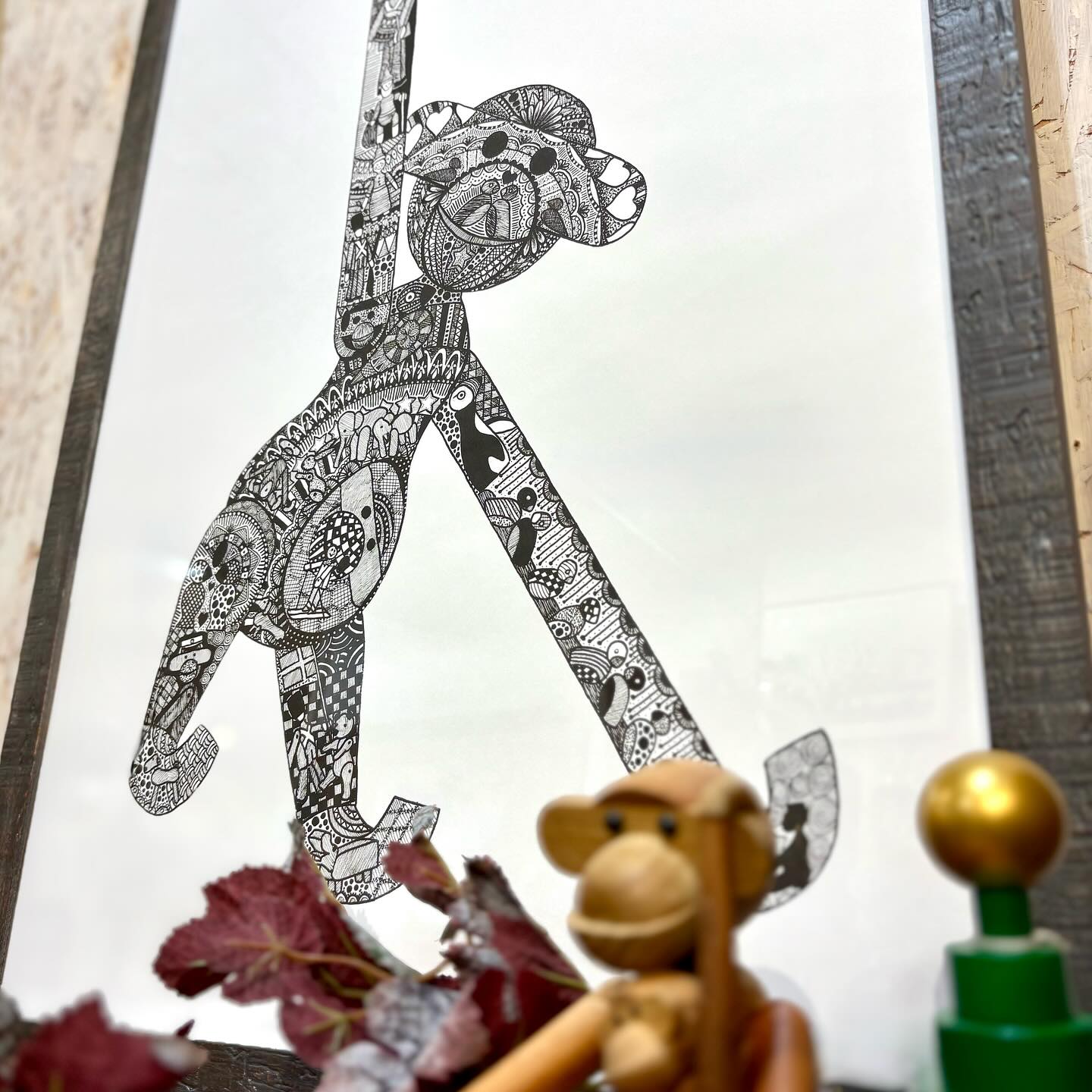 カイ・ボイスンの名作モンキーがポスターアートに。北欧デザイン｜ヴィンテージ北欧家具、インテリア アペテラ 仙台パルコB1F