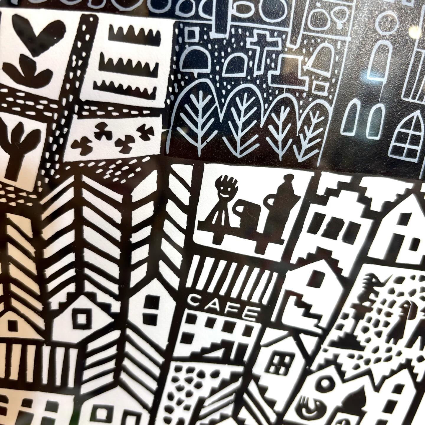 ヒルケ・マッキンタイア作、スコットランドの街並み。賑やかな日｜ヴィンテージ北欧家具、インテリア アペテラ 仙台パルコB1F