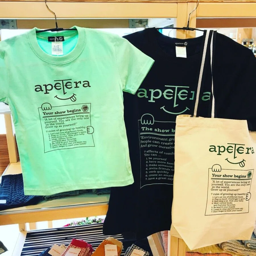 初代アペテラオリジナルデザインのTシャツ　通称 アペ太郎